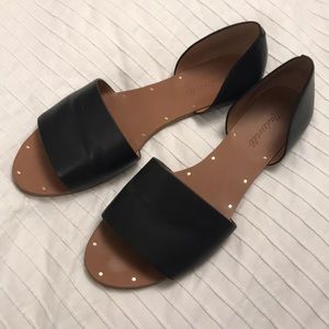 Black Madewell Thea Sandalls, Sz 9.5